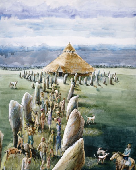 The Sanctuary, Avebury, c3rd millennium BC, (c1990-2010)
