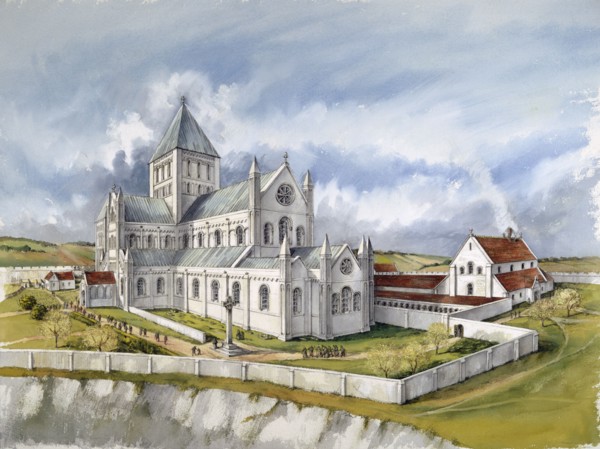 Old Sarum Cathedral, c1150, (c1990-2010)