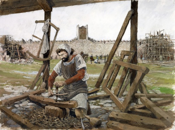 Carpenter, Scarborough Castle, 12th century, (c1990-2010)