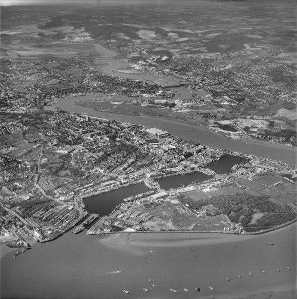 Chatham Dockyard, Kent, 1972
