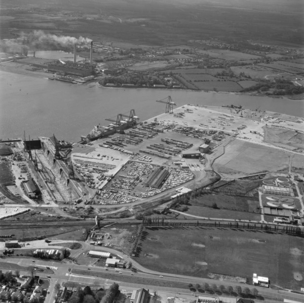 Southampton Docks, Hampshire, 1972
