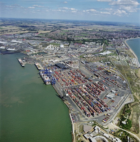 The Port of Felixstowe, Suffolk, 1997