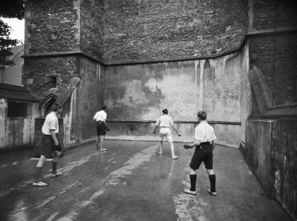 Playing fives, King's School, Ely, Cambridgeshire, 1920-1939