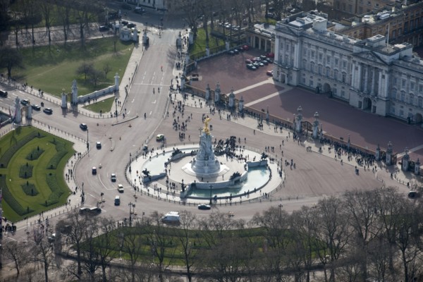 Queen Victoria Memorial outside Buckingham Palace, Westminster, London, 2015