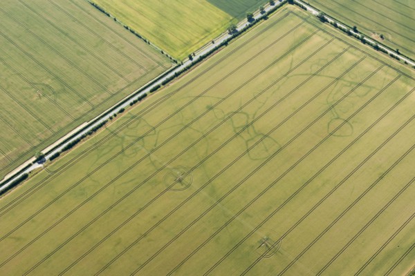 Iron Age/Roman settlement in Comberton, Cambridgeshire, 2015