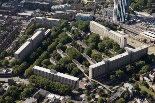 Heygate Estate, Heygate Street, Elephant and Castle, London, 2012