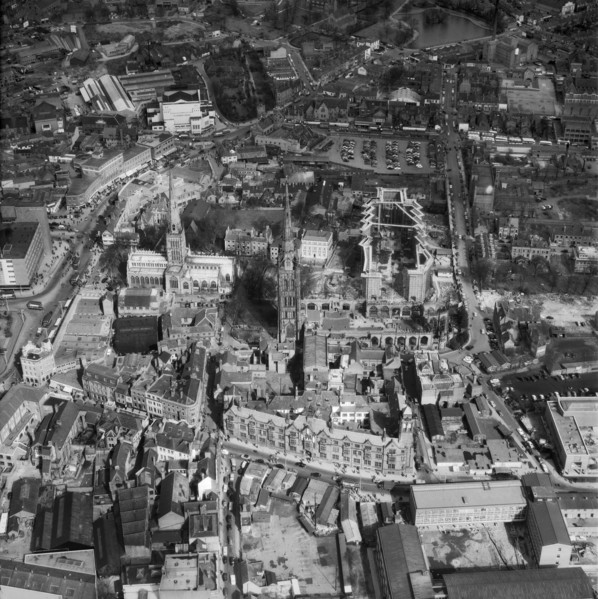 Coventry Cathedral, Warwickshire, 1959
