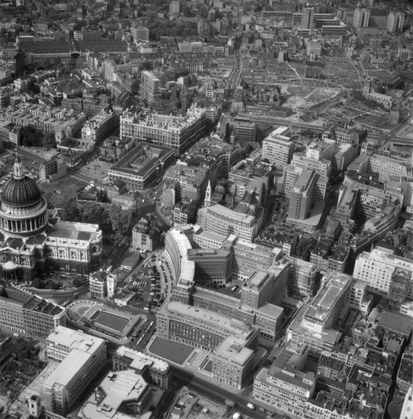 Cheapside and environs, City of London, 1959