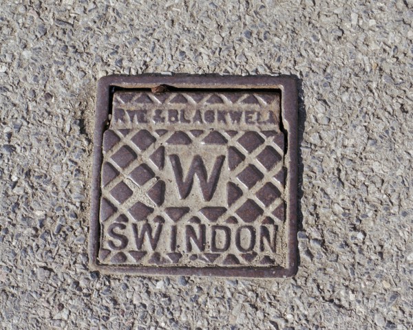 A water stop tap cover plate made by Rye and Blackwell, Swindon, Wiltshire, 2006