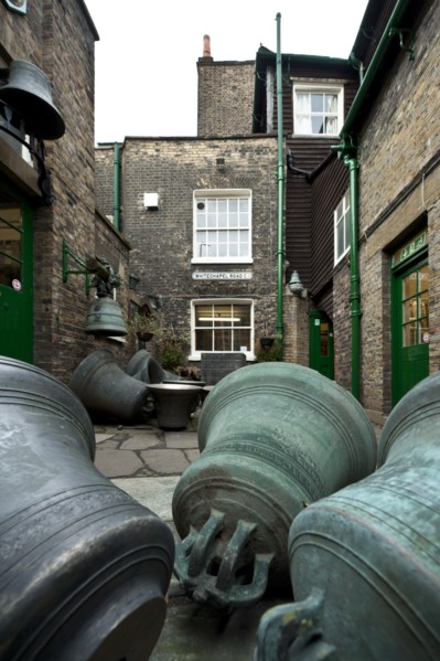 Letter stamps, Whitechapel Bell Foundry, 32-34 Whitechapel Road, Tower Hamlets, London, 2010 Artist