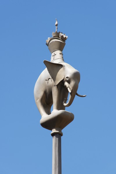 Elephant finial, Broadgate Standard, Coventry, West Midlands, 2014