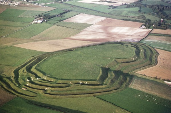 Maiden Castle, Dorset, 1970