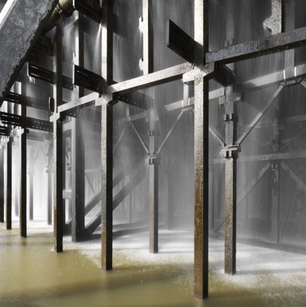 Base of the south-east natural draft cooling tower, Didcot 'A' Power Station, Oxfordshire, 2013