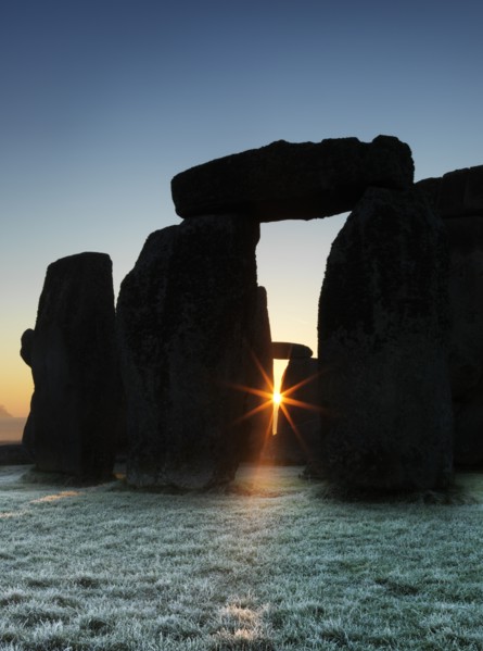Stonehenge, Wiltshire, at sunrise, c2015