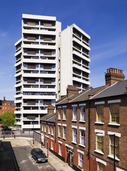 Keeling House, Claredale Street, Bethnal Green, Tower Hamlets, London, 2011