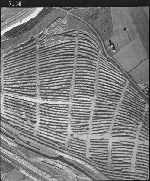 Ironstone workings, Corby, Northamptonshire, 1948