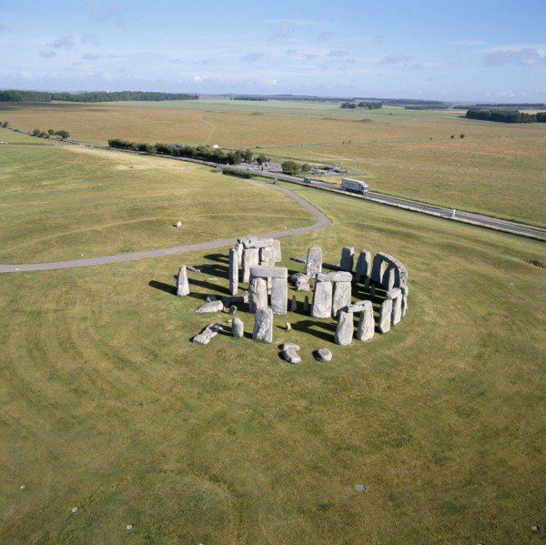 Stonehenge, Wiltshire; from the air