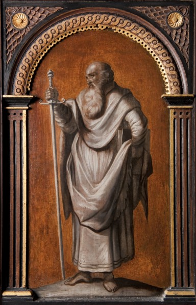 Detail of painted panel, Star Chamber, Bolsover Castle, Derbyshire, 2009