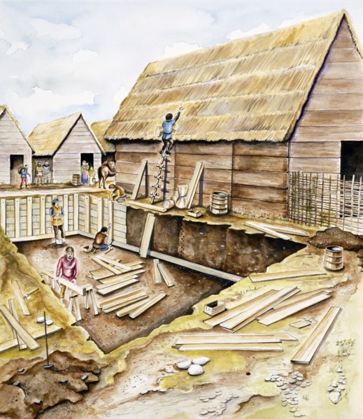 Viking buildings, late 10th century