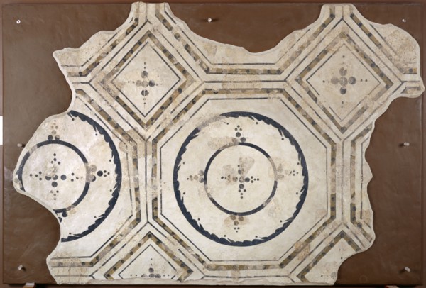 Part of plaster vault from entrance to the caldarium, Wroxeter Roman City, Shropshire, c2000 Artist