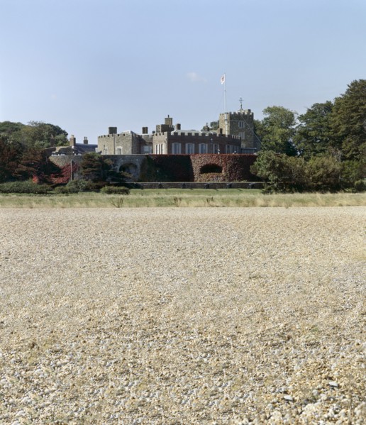 Walmer Castle from the beach, Kent, c2000-c2017