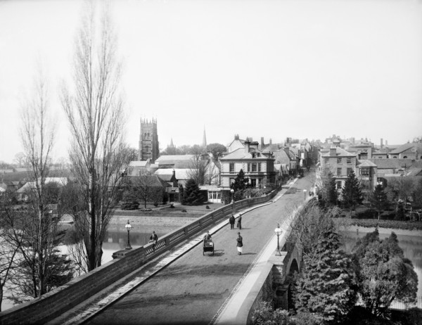 Workman Bridge, Evesham, Worcestershire, 1883