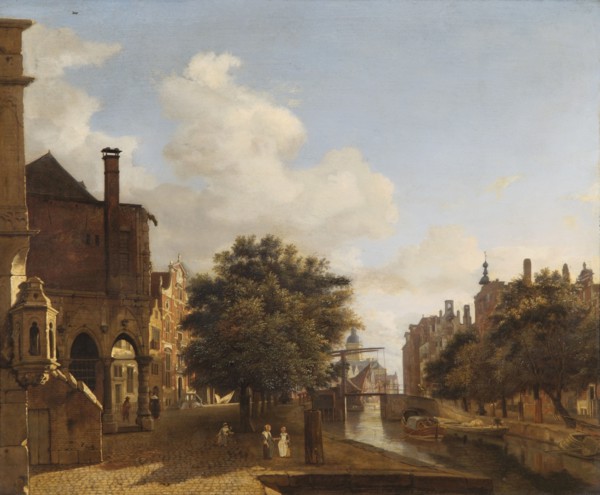 Architectural Fantasy with the Old Town Hall, Amsterdam', c1670