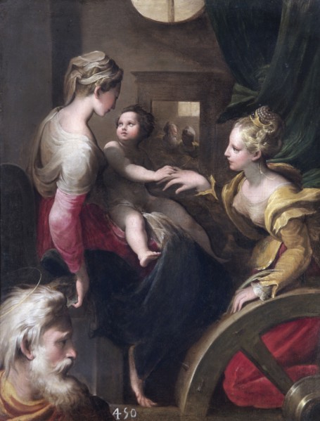 The Mystic Marriage of St Catherine', c1531-c1540