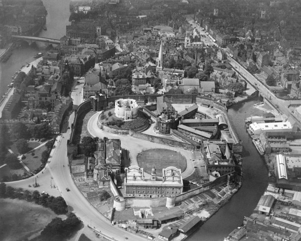 York Castle, North Yorkshire, 1926