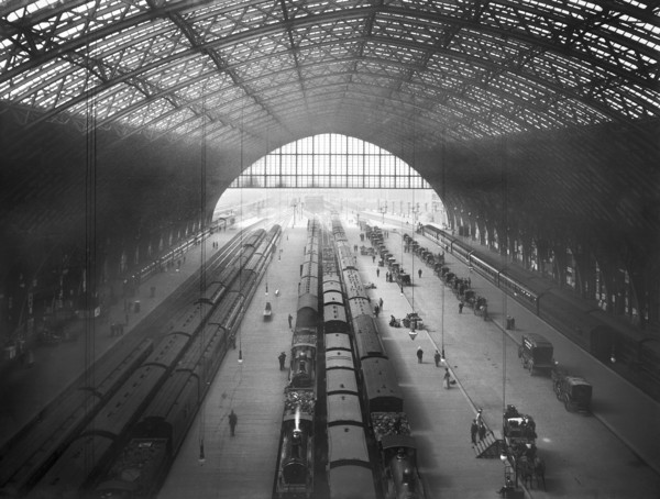 St Pancras Station, Camden, London, 1895