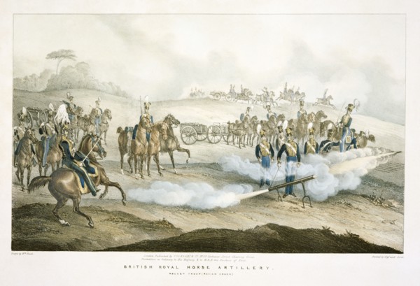 British Royal Horse Artillery rocket troop, 19th century