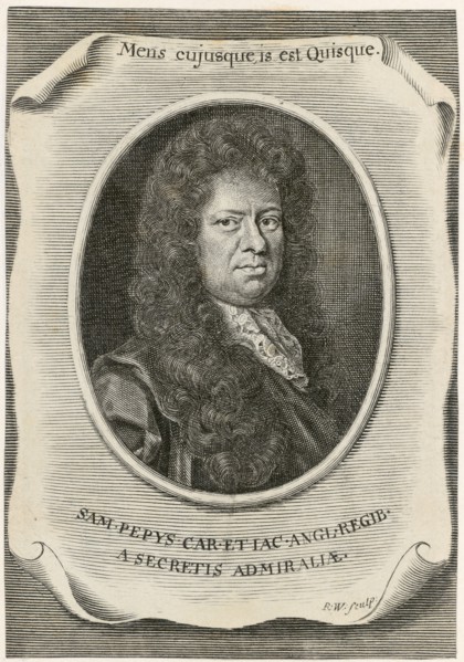 Samuel Pepys, English Clerk of the Acts to the Navy Board, and diarist, 1666