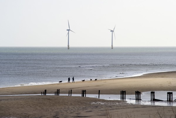 Wind Turbines, Blyth Offshore Wind Farm, Northumberland, 2010