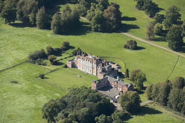 House and stable court, Waldershare Park, Kent, 2017