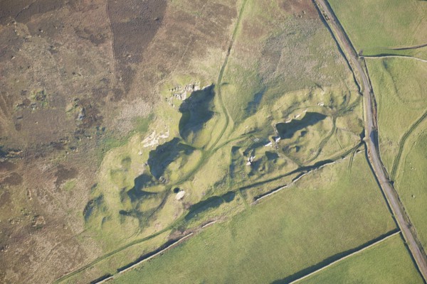 Post-medieval limestone quarry, near Croglin, Cumbria, 2013