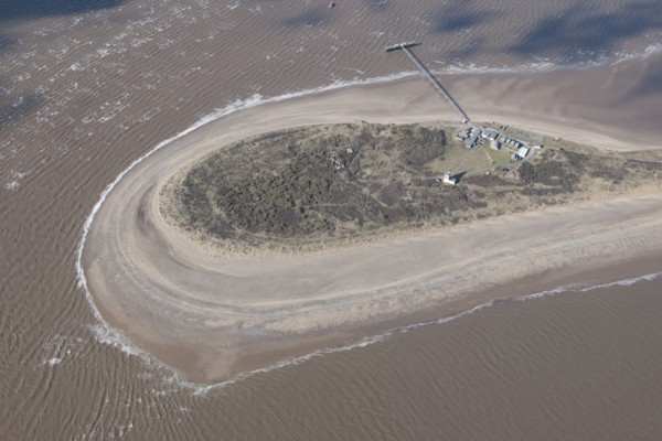 Coastal battery and nature neserve, Spurn Point, East Riding of Yorkshire, 2014