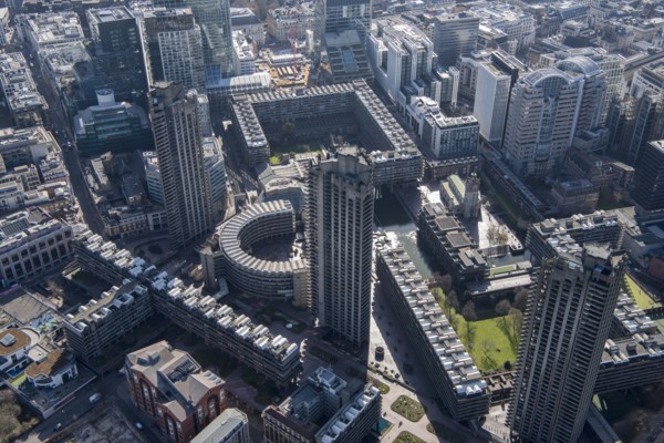 The Barbican Arts and Conference Centre and housing estate, City of London, 2018
