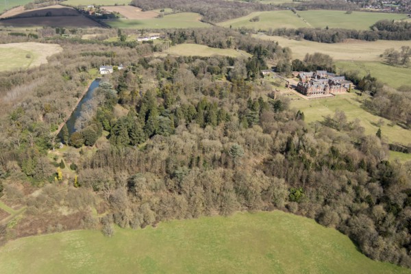 Landscape park at Bulstrode Park, Gerrards Cross, Buckinghamshire, 2018