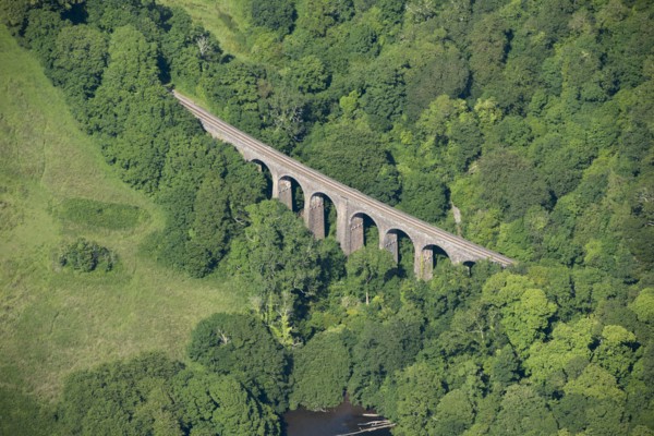 Greenway Viaduct, Dartmouth Steam Railway, Devon, 2014