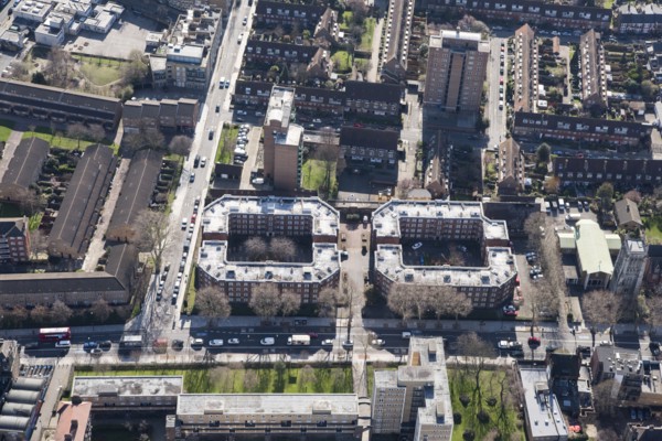 Guinness Trust Estate off Kennington Park Road, London, 2018