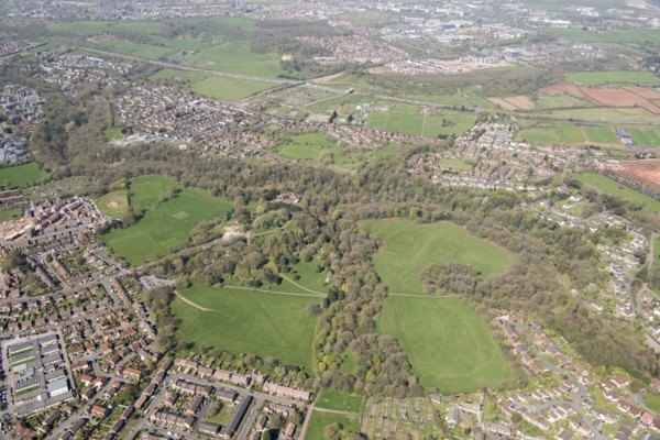 Landscape park at Oldbury Court Estate, Bristol, 2018
