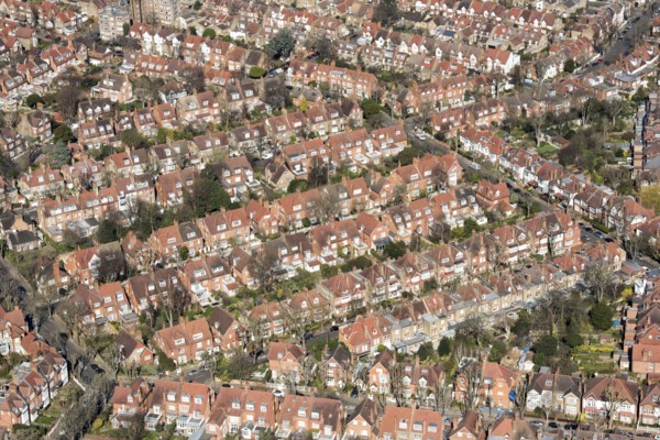 Houses on Bedford Park garden suburb, London, 2018