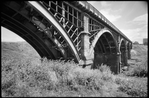 Ouseburn Viaduct with accommodation arch, Stepney Road, Newcastle upon Tyne, c1955-c1980