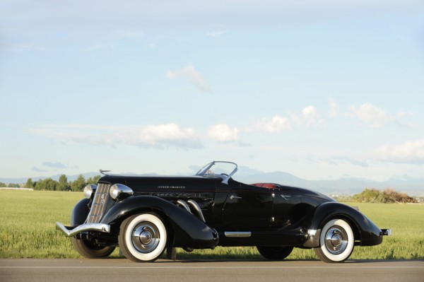 Auburn 852 SC Speedster 1936. Artist: Simon Clay.