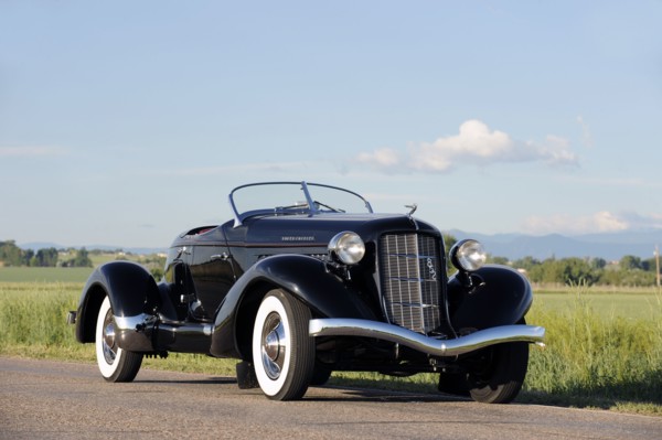 Auburn 852 SC Speedster 1936. Artist: Simon Clay.