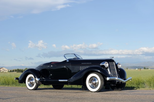 Auburn 852 SC Speedster 1936. Artist: Simon Clay.