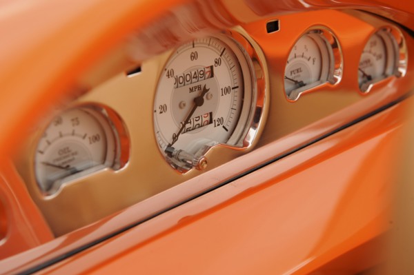 Ford Custom Orange Crush 1939. Artist: Simon Clay.