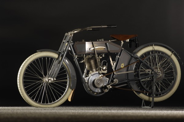 Harley Davidson model X8A 1912. Artist: Simon Clay.
