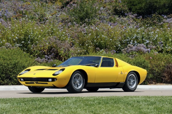 Lamborghini Miura p400s 1970 . Artist: Simon Clay.