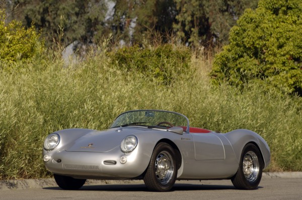 1956 Porsche Spyder - James Dean replica. Artist: Simon Clay.